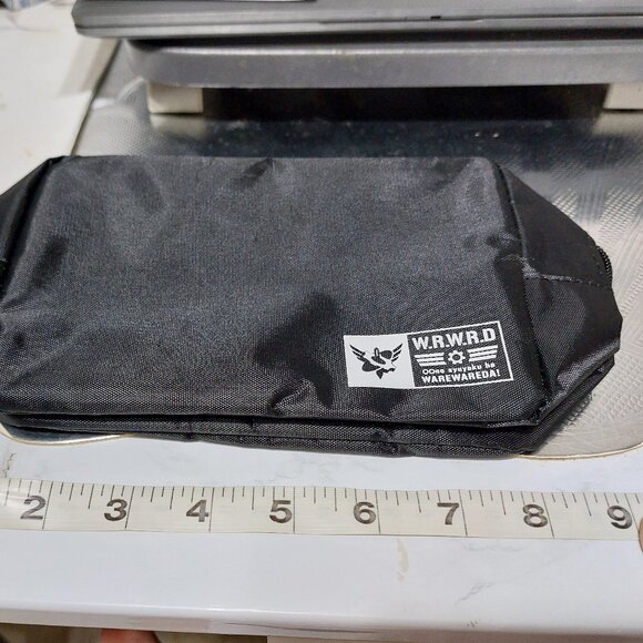 WRWRD Warewareda Black Makeup Cosmetic Bag Pouch Organizer Bag Japan - Picture 6 of 8